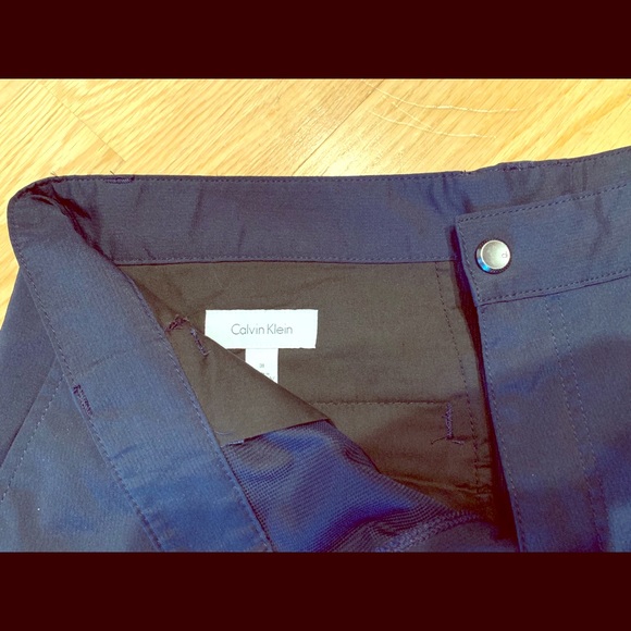 Navy Blue Calvin Klein Stretch Shorts - Picture 1 of 3